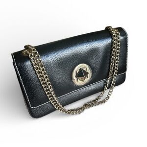 NWOT Kate Spade Silver-Chain Black Shoulder Bag – NWOT